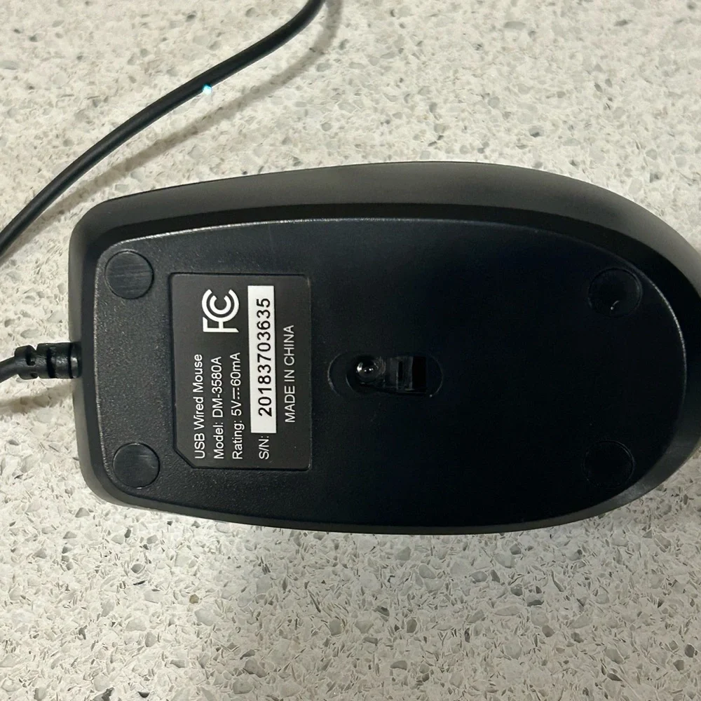 Black USB Computer Mouse